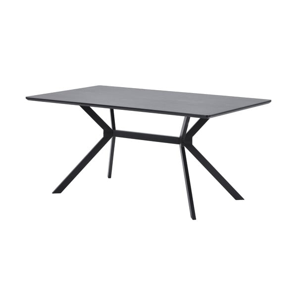 Bruno fekete étkezőasztal, 160 x 90 cm - WOOOD-image-2