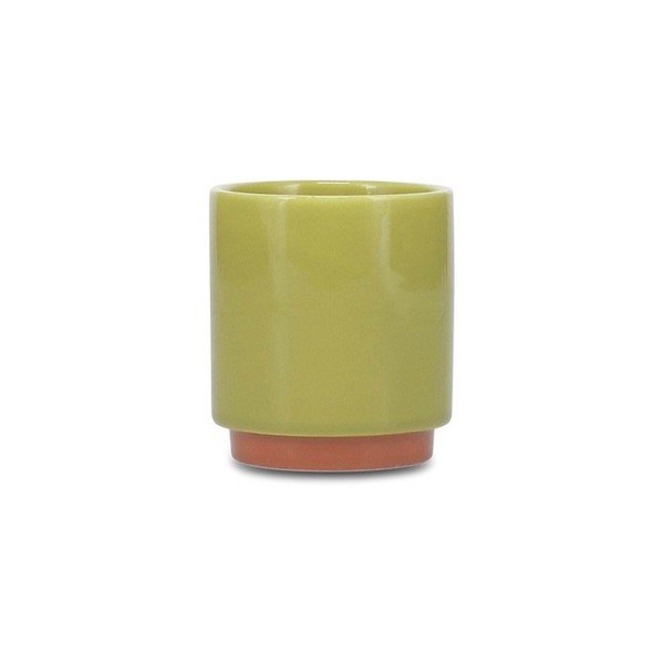 Zöld-narancssárga kőedény csésze 130 ml Duo – ONA