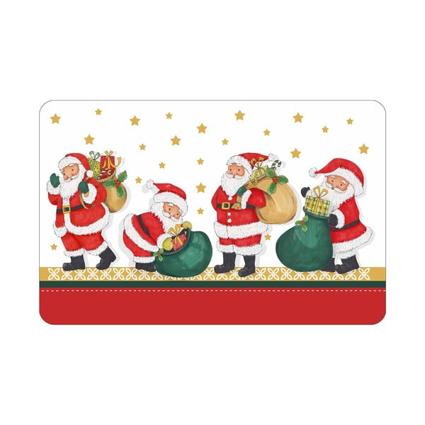 Műanyag tányéralátét karácsonyi mintával 28,5x44 cm Tradition – douceur d'intérieur