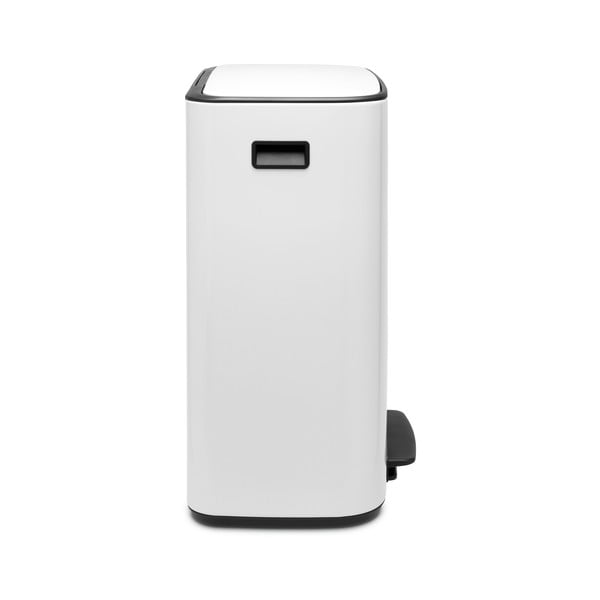 Fehér acél szelektív pedálos szemetes 60 l Bo – Brabantia-image-3