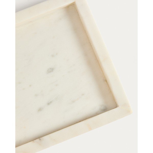 Márvány dekoratív tálca 18x18 cm Serela – Kave Home-image-3