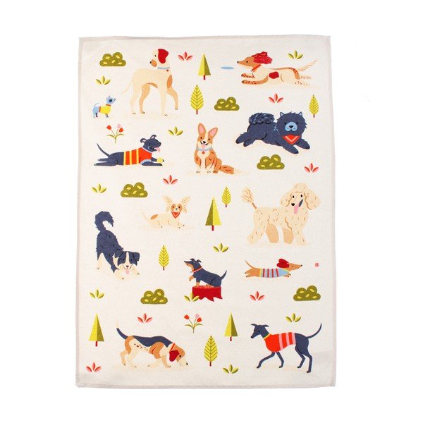 Pamut konyharuha 70x50 cm Dog Park – Rex London