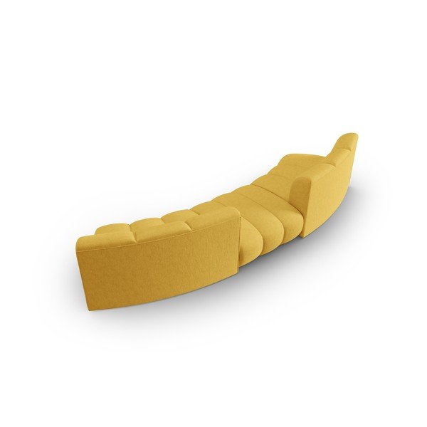 Sárga kanapé 367 cm Lupine – Micadoni Home-image-3