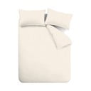 Bézs-krémszínű egyszemélyes flanel ágyneműhuzat 135x200 cm – Catherine Lansfield