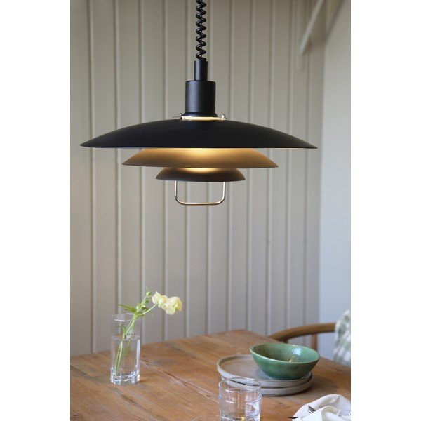 Kikrenes fekete függőlámpa, ø 48 cm - Markslöjd-image-2