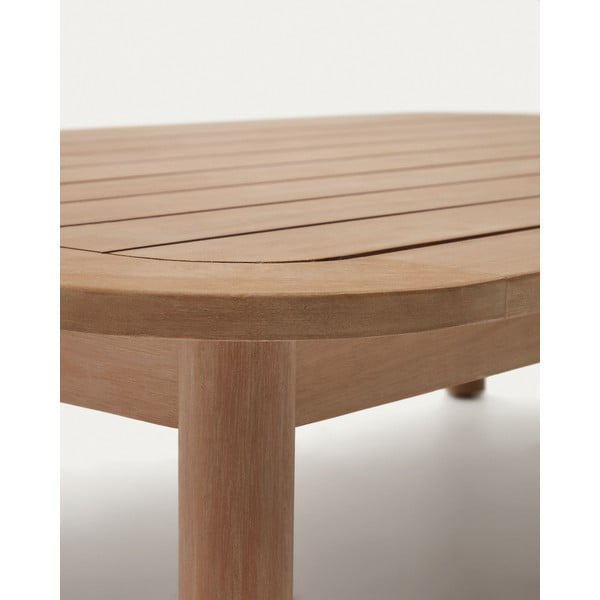 Natúr színű eukaliptusz dohányzóasztal 89x140 cm Sacova – Kave Home-image-3