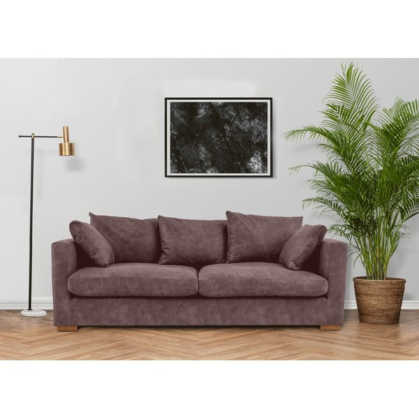 Sötétbarna kanapé 220 cm Comfy – Scandic-image-1