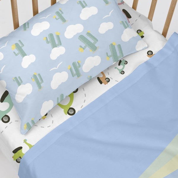 Summer Time gyerek pamut lepedő, 140 x 70 cm - Happynois-image-4