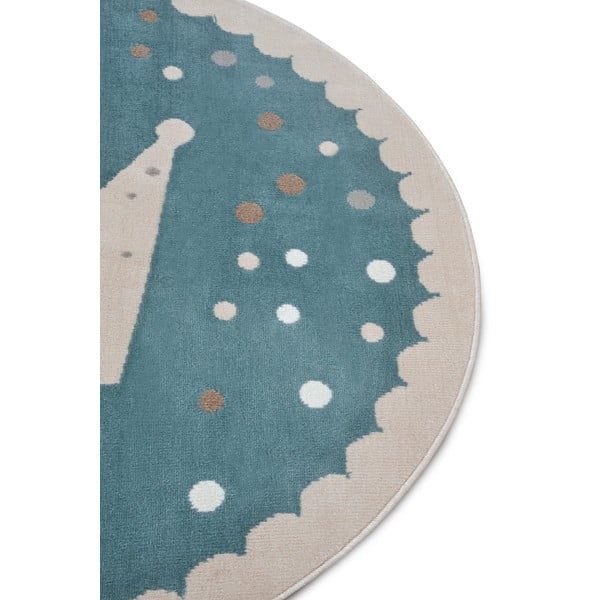 Kék gyerek szőnyeg ø 140 cm Crown – Hanse Home-image-1