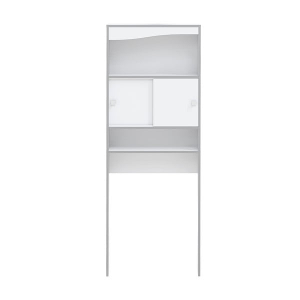 Fehér szekrény mosógép/WC fölé 64x177 cm Surf – TemaHome