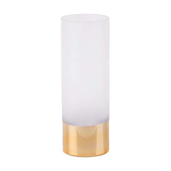 Glamour fehér-aranyszínű váza, 25 cm magas - PT LIVING
