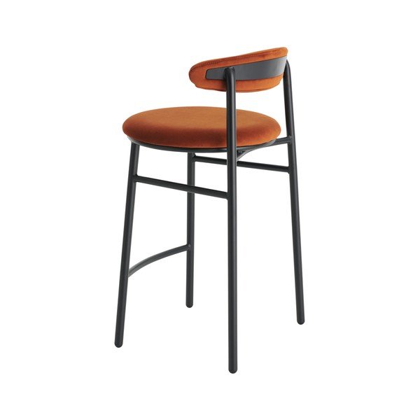 Konyakbarna fém bárszék (ülésmagasság 66 cm) Doggi – Ellos Home-image-2