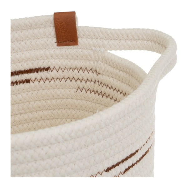 Textil tárolókosár szett 3 db-os 30x18x14 cm – Casa Selección-image-4