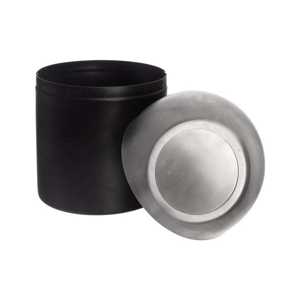 Fekete rozsdamentes acél szemetes 1,2 l BLACK – Orion-image-2