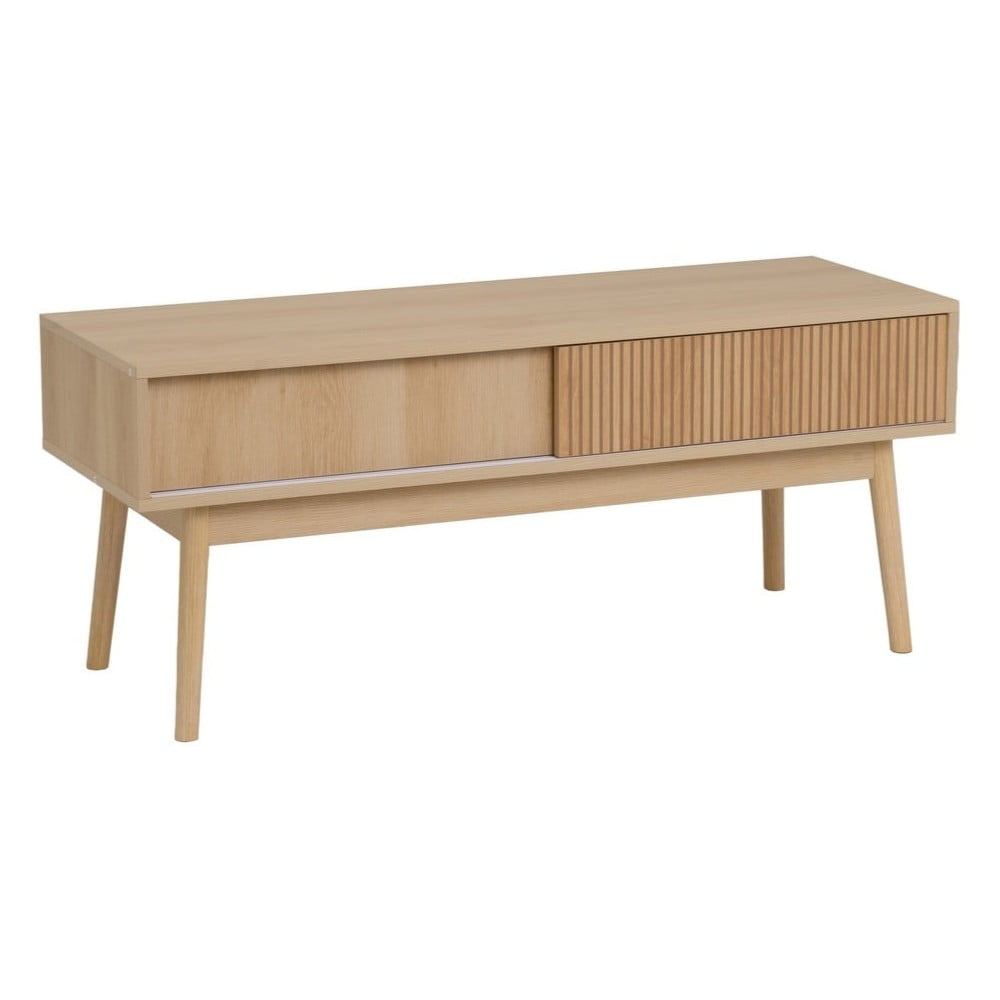 Natúr színű TV-állvány 115x48x40 cm Naroa  Casa Selección