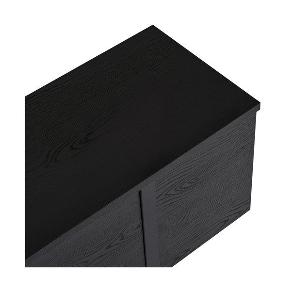 Fekete TV-állvány 180x50x30 cm Onera – Kalune Design-image-4