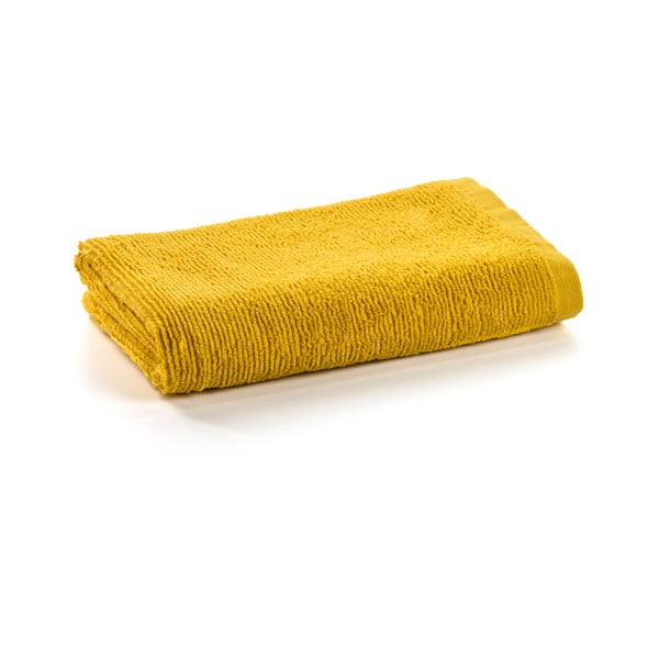 Miekki sárga pamut fürdőlepedő, 70 x 140 cm - Kave Home
