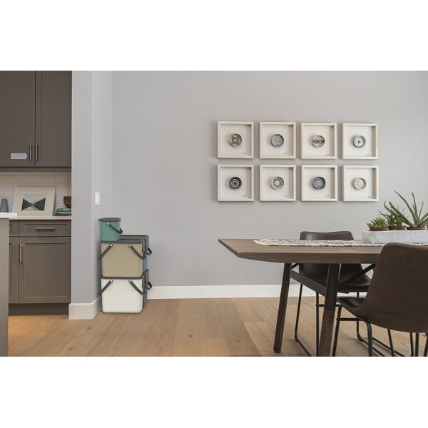 Szelektív szemetes újrahasznosított műanyagból 40 l Albula - Rotho-image-2