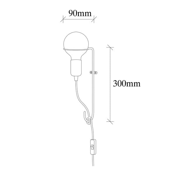 Rodopi aranyszínű fém falilámpa - Opviq lights-image-3
