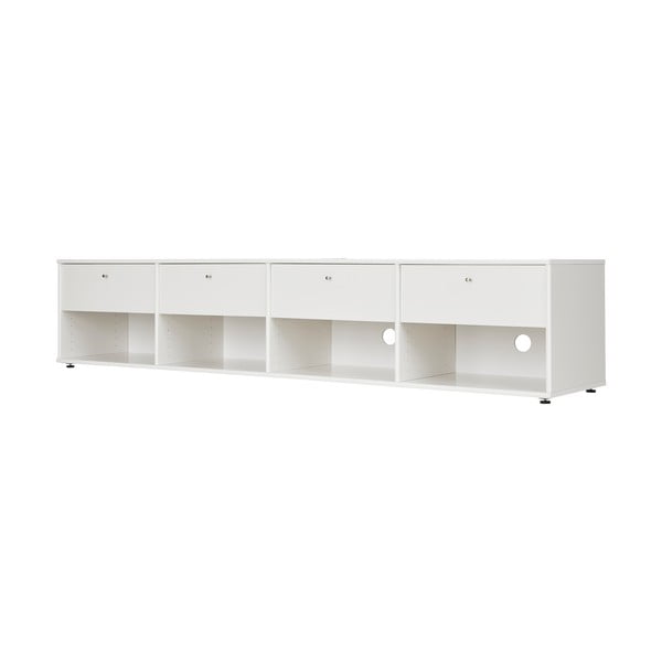 Fehér TV-állvány 214x45 cm Mistral – Hammel Furniture-image-2