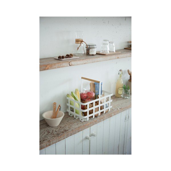 Tosca fehér kosár - YAMAZAKI-image-1