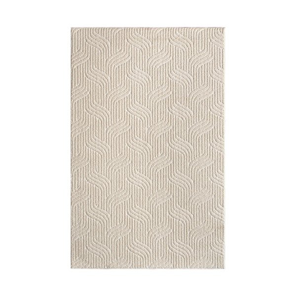 Krémszínű mosható szőnyeg 80x150 cm Loopy – Mila Home