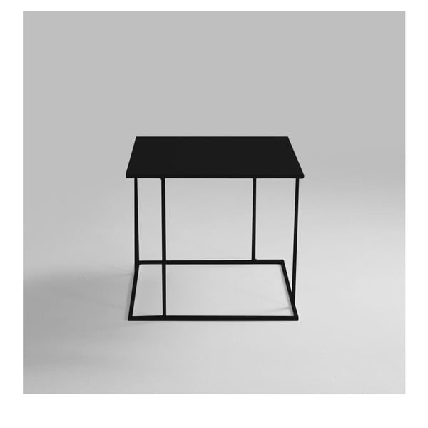 Walt fekete tárolóasztal, 50 x 50 cm - Custom Form