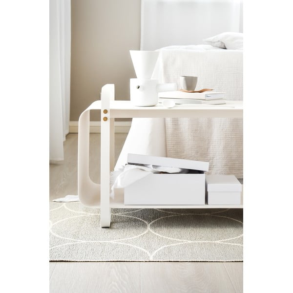 Krémszínű kültéri-beltéri futószőnyeg 70x200 cm Boo Linen – Pappelina-image-3