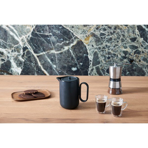 Fekete agyagkerámia kávékészítő szett Palermo - Leopold Vienna-image-2