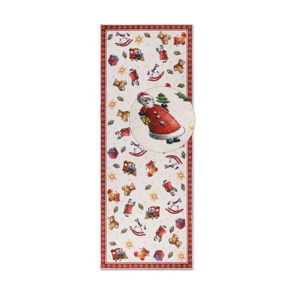 Piros futószőnyeg karácsonyi mintával 80x200 cm Red Christmas – Villeroy&Boch