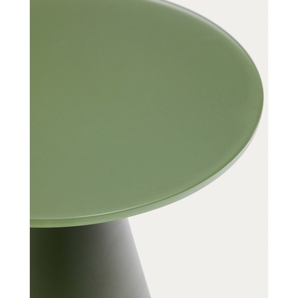 Kerek tárolóasztal üveg asztallappal ø 30 cm Wilshire – Kave Home-image-4