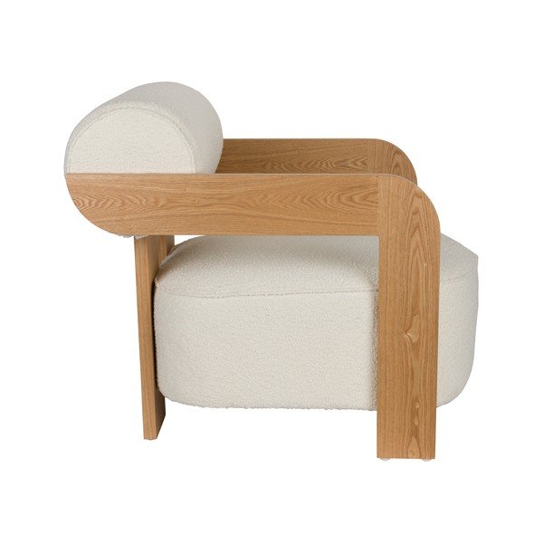 Bézs buklé fotel Oolong – Zuiver-image-4