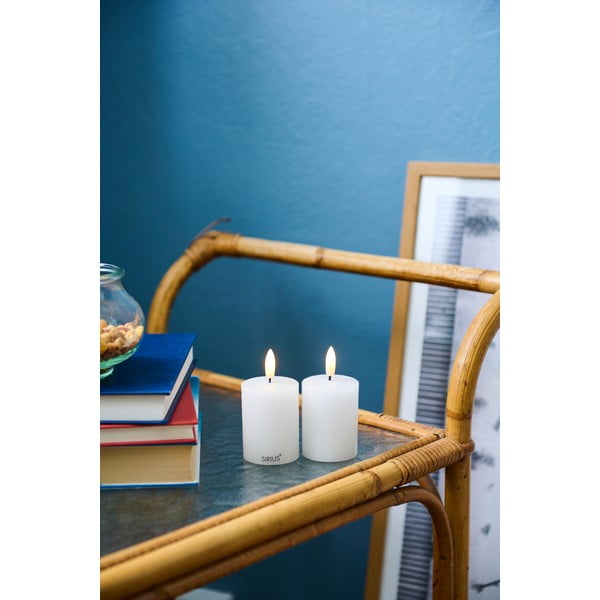 LED gyertya szett 2 db-os (magasság 6,5 cm) Sille Exclusive Mini – Sirius-image-1