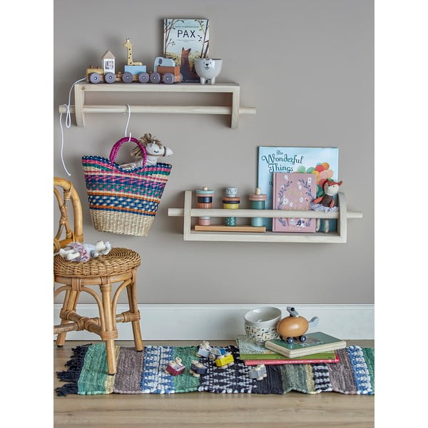 Natúr színű paulownia gyerek fogas Mingus – Bloomingville Mini-image-2