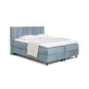 Kék ágyneműtartós boxspring ágy 180x200 cm Elva Bold Line – Bonami Selection