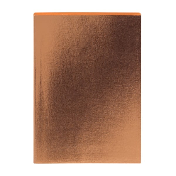 Glam bronzszínű jegyzetfüzet, A5 - Go Stationery