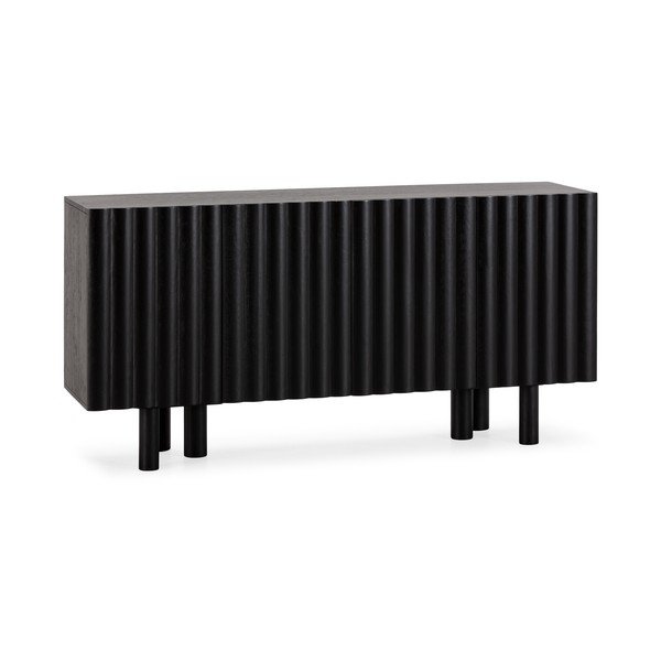 Fekete mangófa komód 160x80x40 cm Tamira – MOME