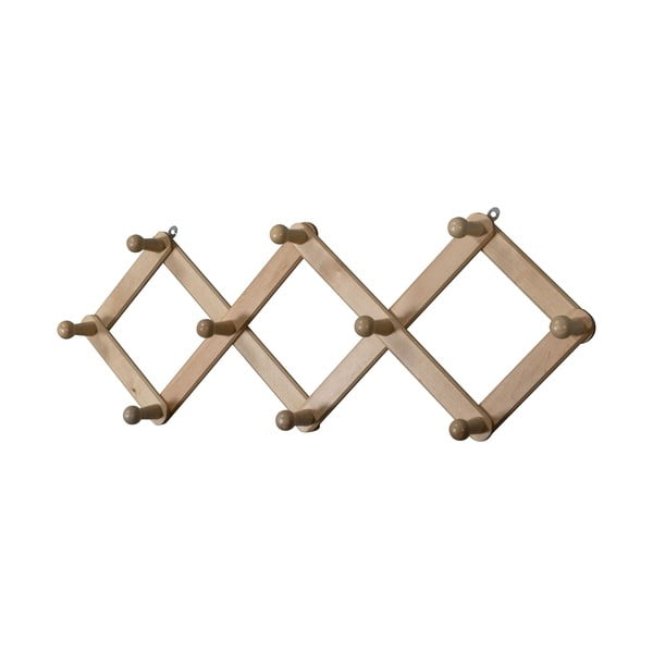 Natúr színű nyírfa fali fogas Levin – WOOOD-image-2