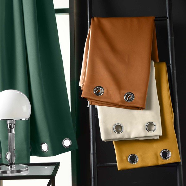 Krémszínű sötétítő függöny 135x240 cm Occult – douceur d'intérieur-image-3