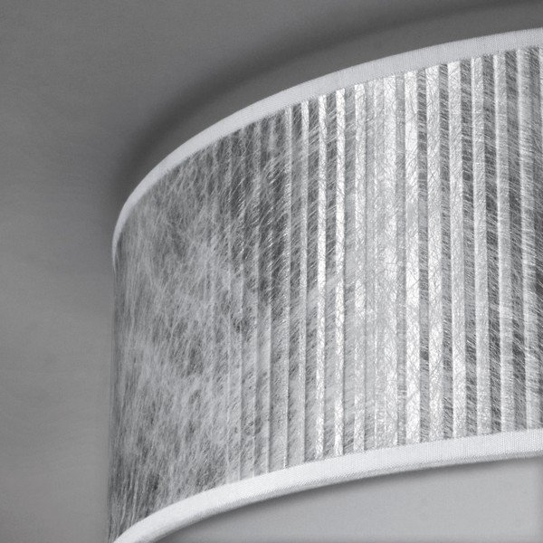 Tres Plisado ezüstszínű mennyezeti lámpa, ⌀ 40 cm - Sotto Luce-image-4