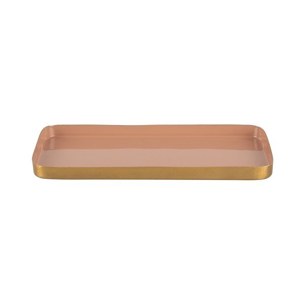 Fém dekoratív tálca 12.5x25 cm Festive – PT LIVING