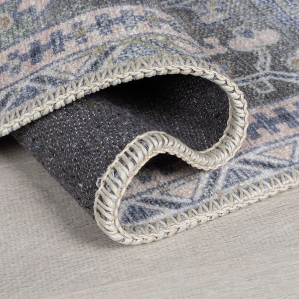 Zöld mosható szőnyeg újrahasznosított szálkeverékből 80x150 cm Windsor – Flair Rugs-image-2