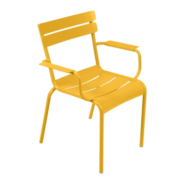 Luxembourg sárga karfás kerti szék - Fermob
