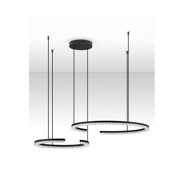 Matt fekete alumínium LED dimmelhető függőlámpa Greamy – Nova Luce-image-3