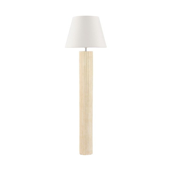 Fehér-krémszínű kő állólámpa (magasság 150 cm) Bacoo – Nova Luce