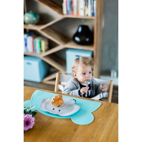 Bear türkiz szilikon tányéralátét, 48 x 25 cm - Kindsgut-image-3