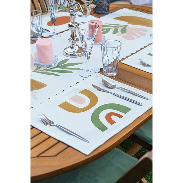 4 db textil tányéralátét és asztali futó - Minimalist Home World-image-2