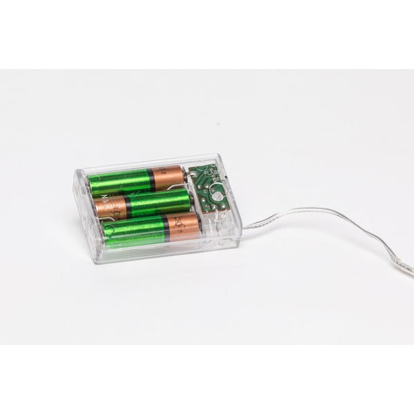 Barna, elemes LED fényfüzér, 30 gömbbel - LUKKA-image-2