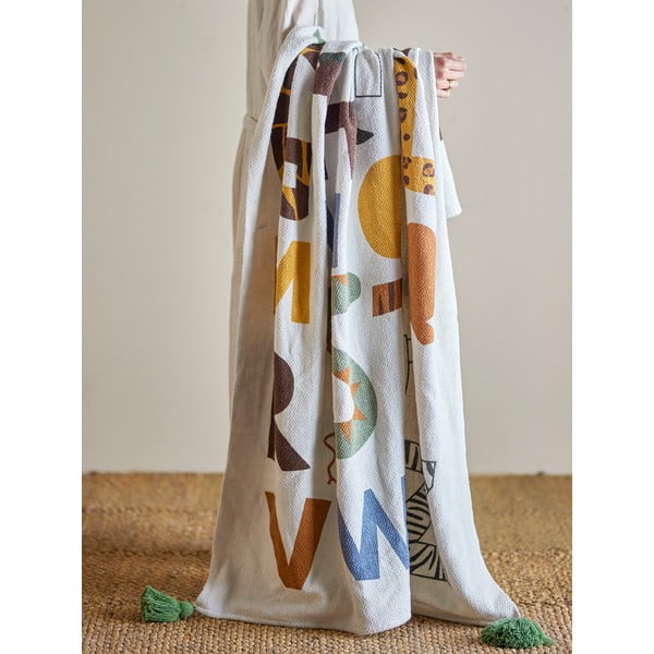 Újrahasznosított pamut gyerek takaró 130x160 cm Memmo – Bloomingville Mini-image-1