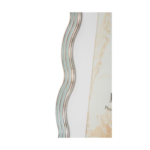 Világoskék-ezüstszínű fém-üveg álló képkeret 17,5x22,5 cm Elizabeth – Mauro Ferretti-image-3